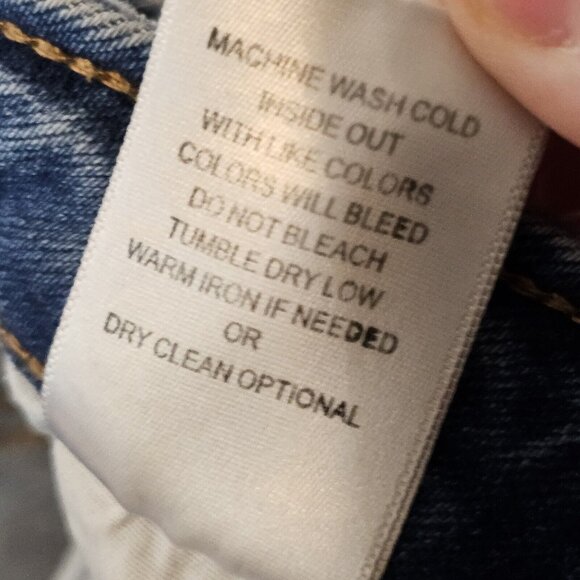 4th of July Super Flare Jeans Stars Stripes Distressed Size 26 X 31 Patriotic - Picture 10 of 11